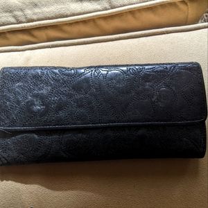 Leather Hobo long wallet